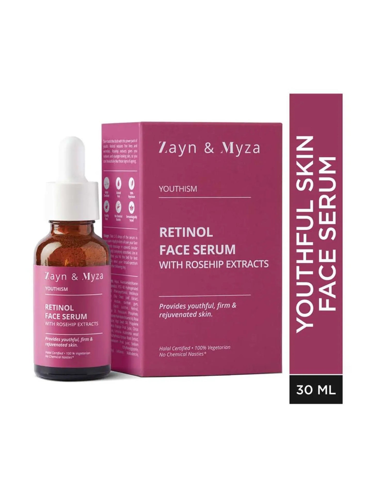 Zayn & Myza Retinol with Rosehip Face Serum, 30ml
