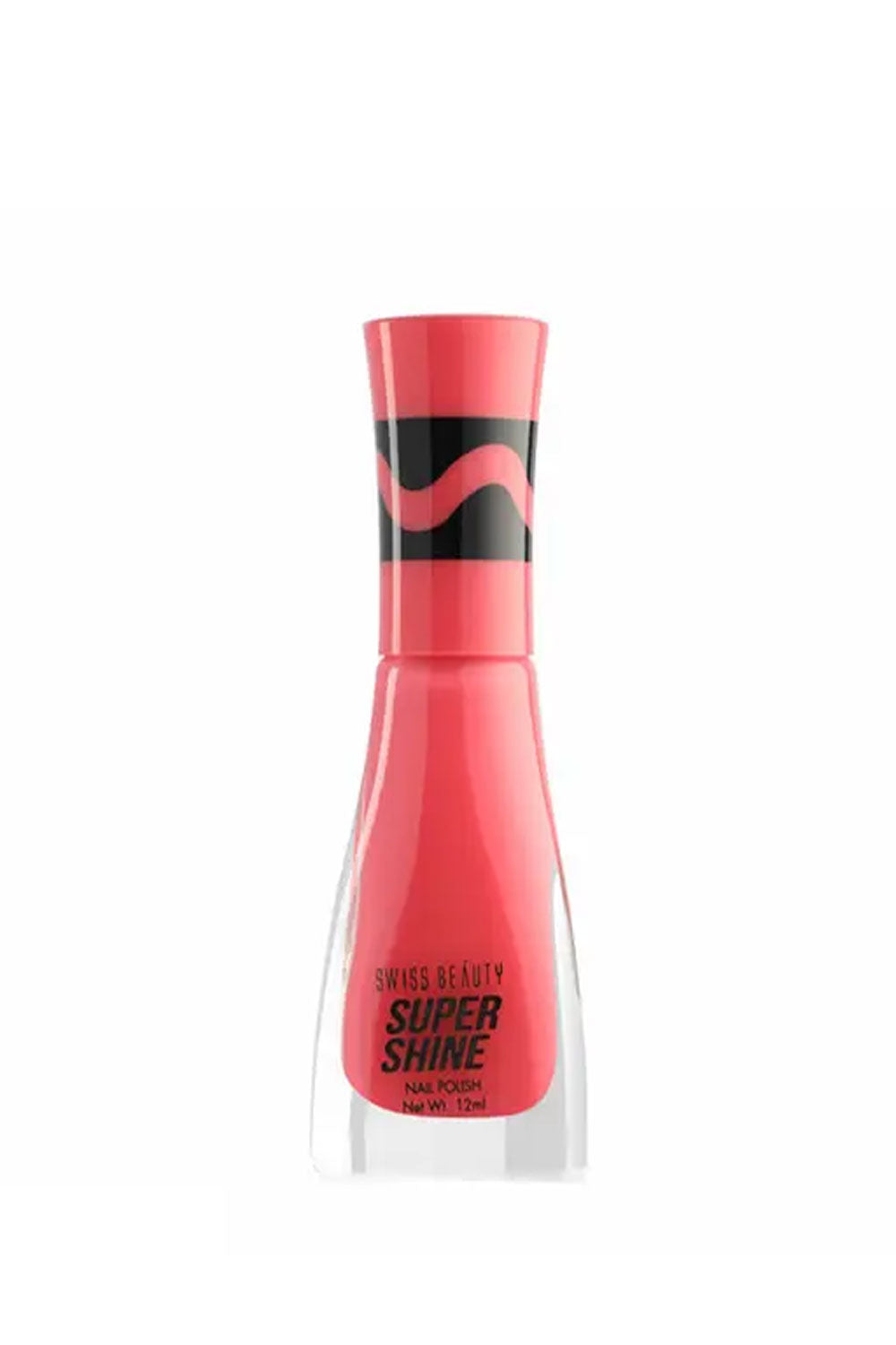 SWISS BEAUTY Super Shine Nail Polish, Shade- Red (12 ml)