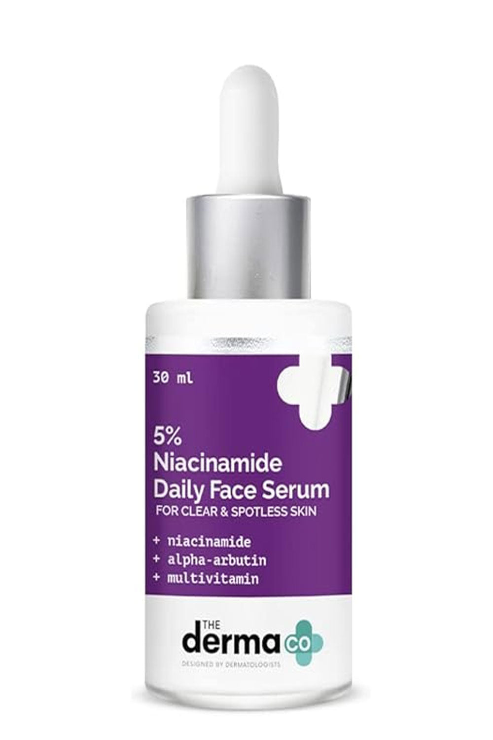 The Derma Co 5% Niacinamide Daily Face Serum with Alpha Arbutin & Multivitamin