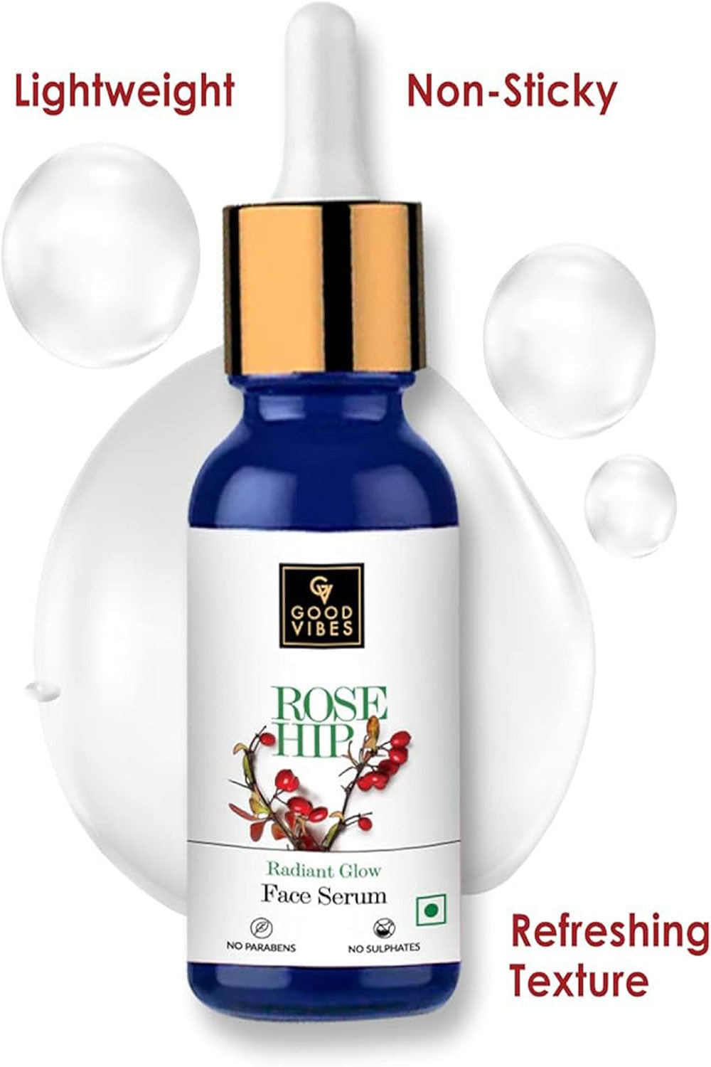 Good Vibes Rosehip Hydrating Glow Face Serum