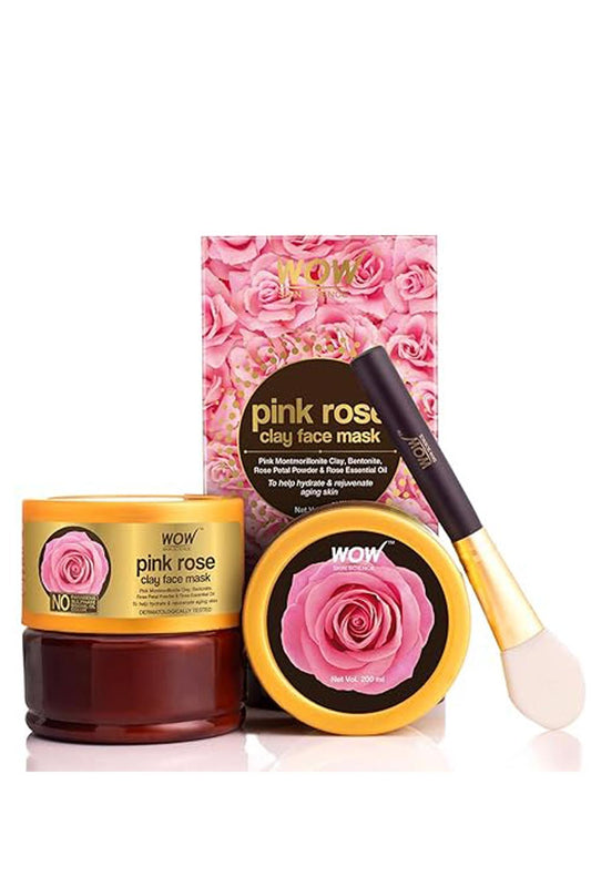 WOW Skin Science Pink Rose Clay Face Mask