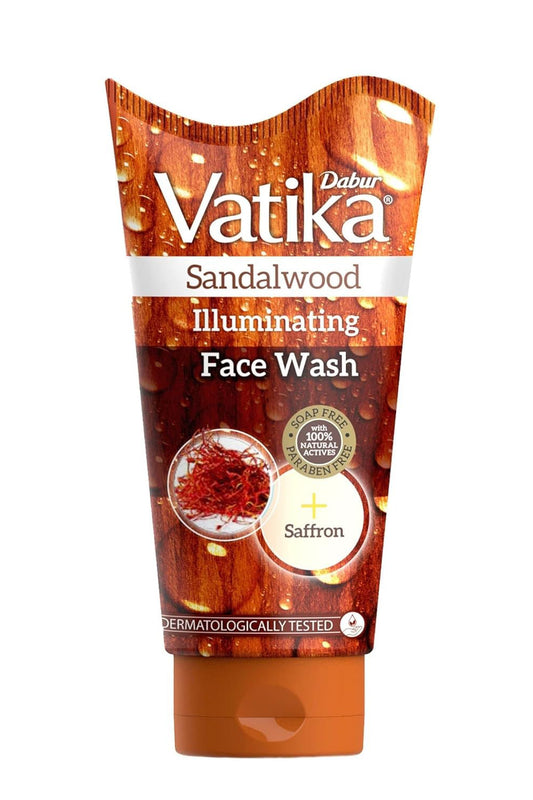 DABUR Vatika Sandalwood Illuminating Face Wash with Saffron (150ml)