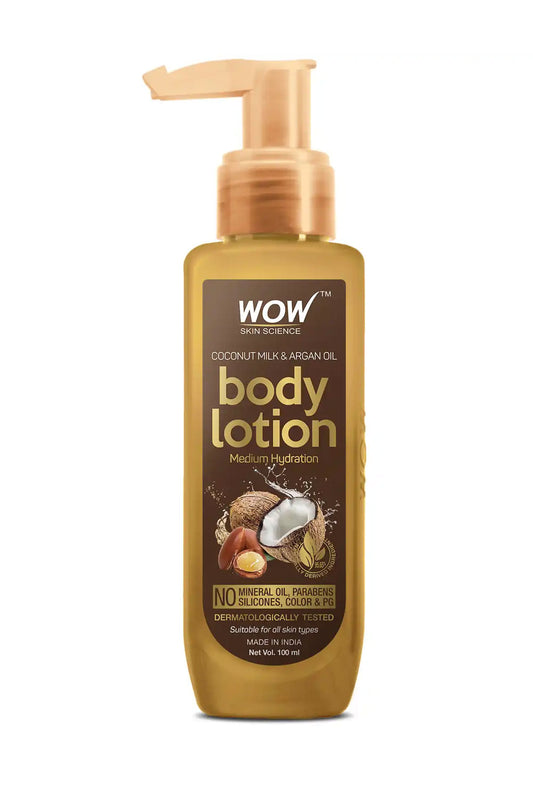 WOW Skin Science Coconut Milk and Argan Oil Body lotion