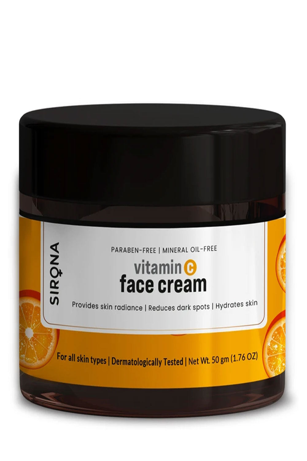 SIRONA Vitamin C Face Cream for Reduces Dark Spots, Skin Radiance & Hydrates Skin
