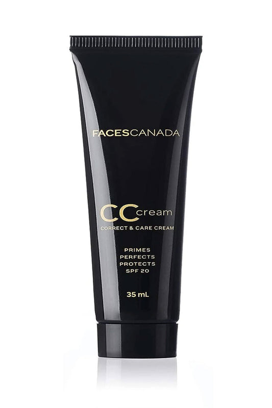 FACES CANADA CC Cream - Natural | SPF 20 Correct & Care Tinted Cream Primes Perfects Protects