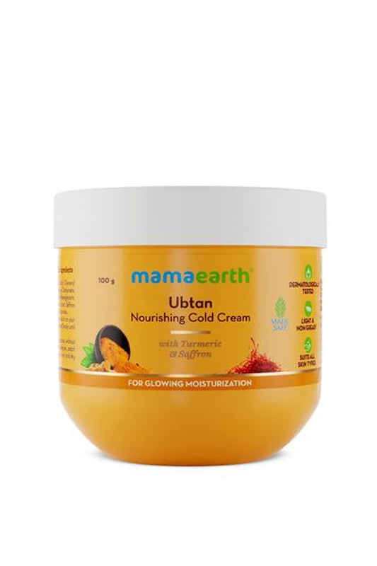 Mamaearth Ubtan Nourishing Cold Cream for Winter with Turmeric & Saffron