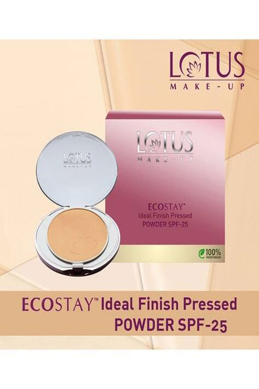 LOTUS Makeup Ecostay Ideal Finish Pressed Powder SPF 25 - EC3 Royal Ivory