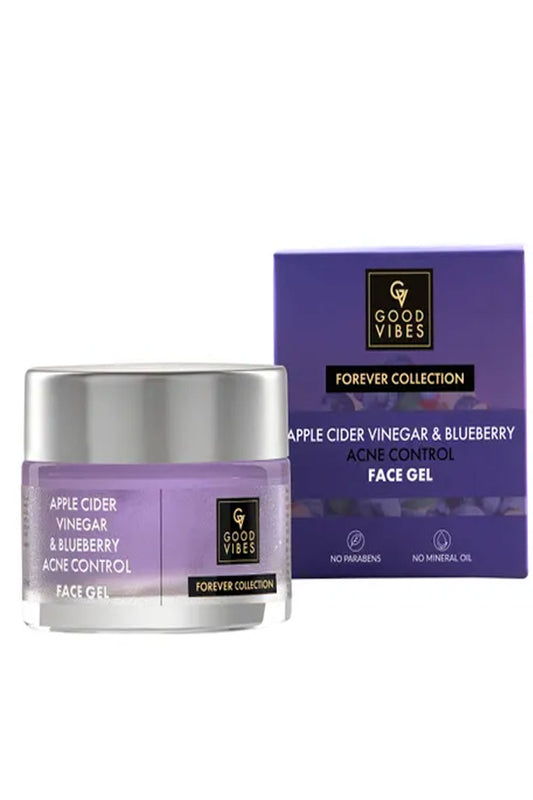 Good Vibes Forever Collection apple Cider Vinegar & Blueberry Anti Acne Face Gel